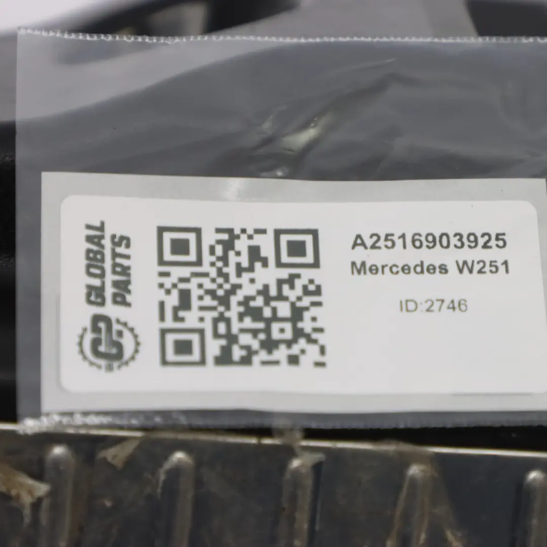 Mercedes W251 Panneau d'habillage de seuil de chargement de coffre - SKU A2516903925 - Numéro de pièce A2516903925