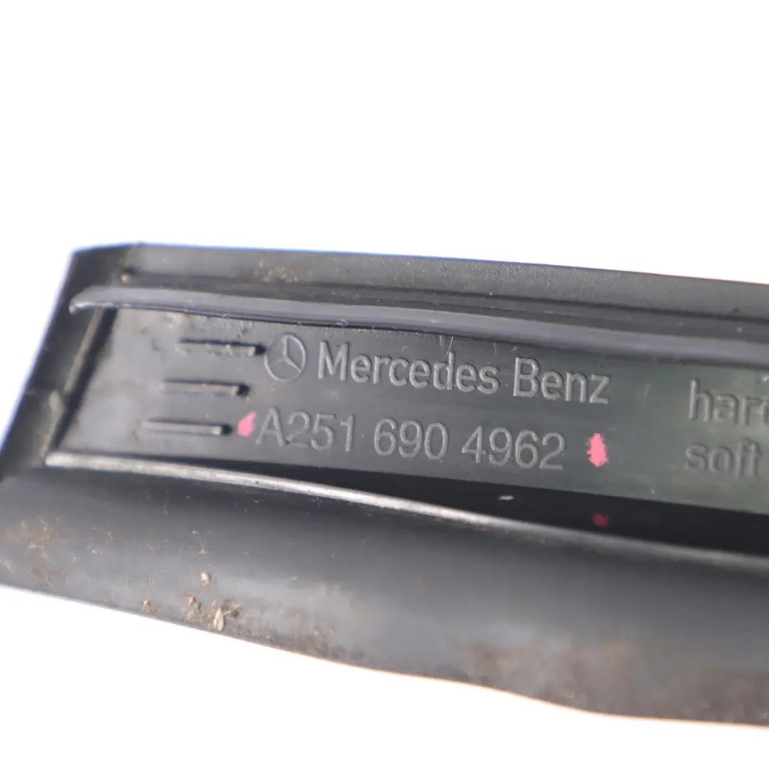 Mercedes W251 Windscreen Trim Strip Front Left N/S Cover Moulding Panel Black - SKU A2516904962 - Part number A2516904962