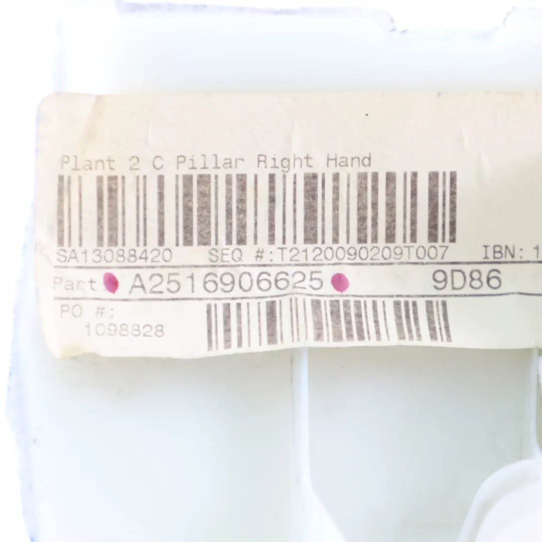 Trim Mercedes W251 Innensäule C Hinten Rechts Abdeckung Schwarz für mit Teilenummer A2516906625 Trim Mercedes W251 Innensäule C Hinten Rechts Abdeckung Schwarz - SKU A2516906625 - Teilenummer A2516906625