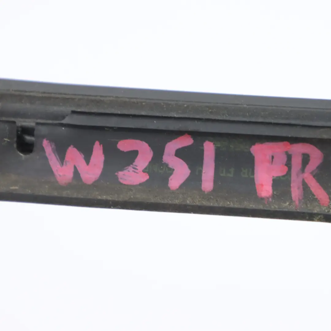 Front Right O/S Door Window Trim Moulding to Mercedes W251 with Part number A2516906680 Mercedes W251 Front Right O/S Door Window Trim Moulding - SKU A2516906680 - Part number A2516906680