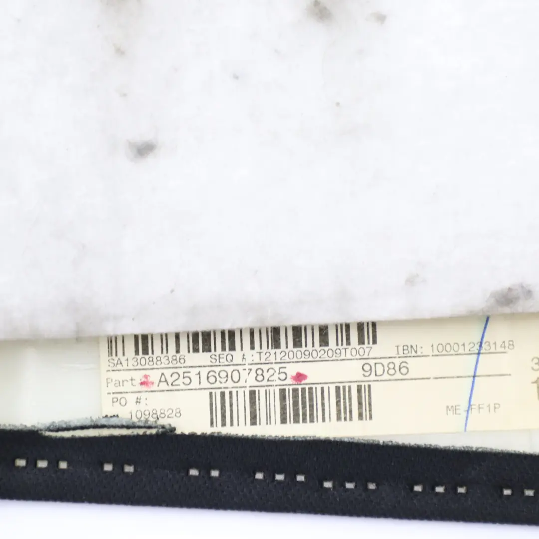 B-Pillar Trim Panel Right O/S Column Cover to Mercedes W251 with Part number A2516907825 Mercedes W251 B-Pillar Trim Panel Right O/S Column Cover - SKU A2516907825 - Part number A2516907825