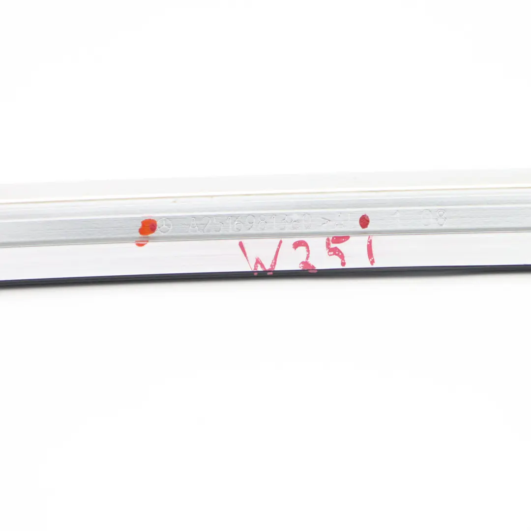 Mercedes W251 Front Door Window Trim Strip Left N/S Chrome A2516981380 - SKU A2516909180 - Part number A2516909180