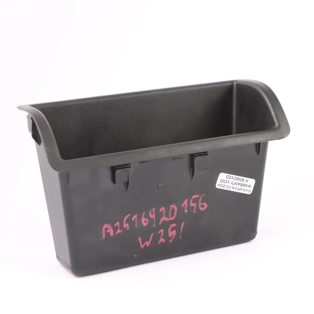 Mercedes W251 Bac de coffre Coffre arrière gauche Rangement latérale - SKU A2516920156 - Numéro de pièce A2516920156