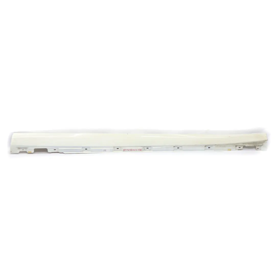 Mercedes W251 Minigonna laterale soglia porta destra Calcite White Bianco - 650 - SKU A2516980454-CW - Numero di parte A2516980454