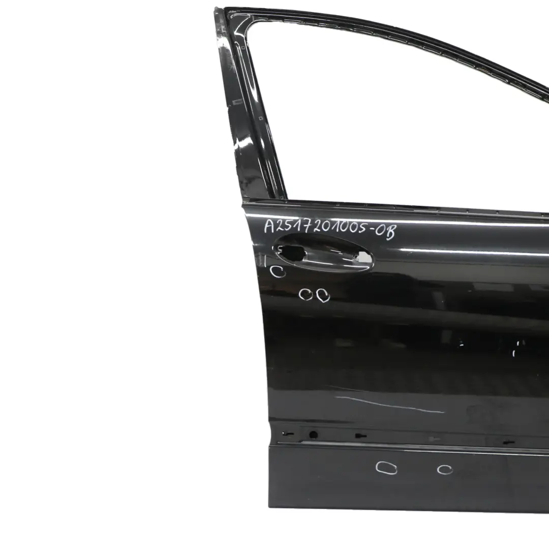 Mercedes W251 Door Front Right O/S Obsidian Black Metallic - 197 - SKU A2517201005-OB - Part number A2517201005
