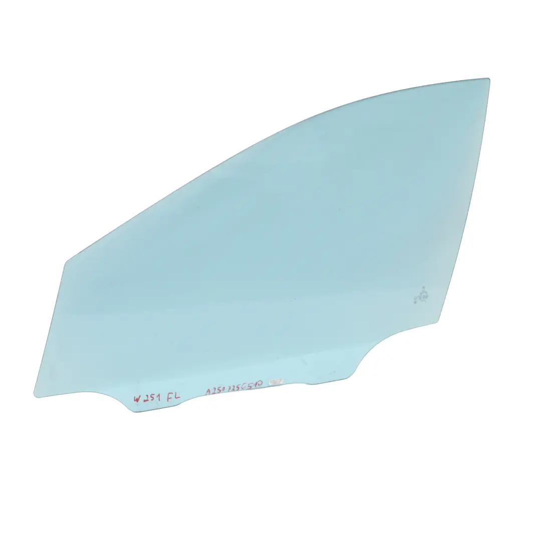Mercedes W251 Vitre de porte avant gauche N/S - SKU A2517250510 - Numéro de pièce A2517250510