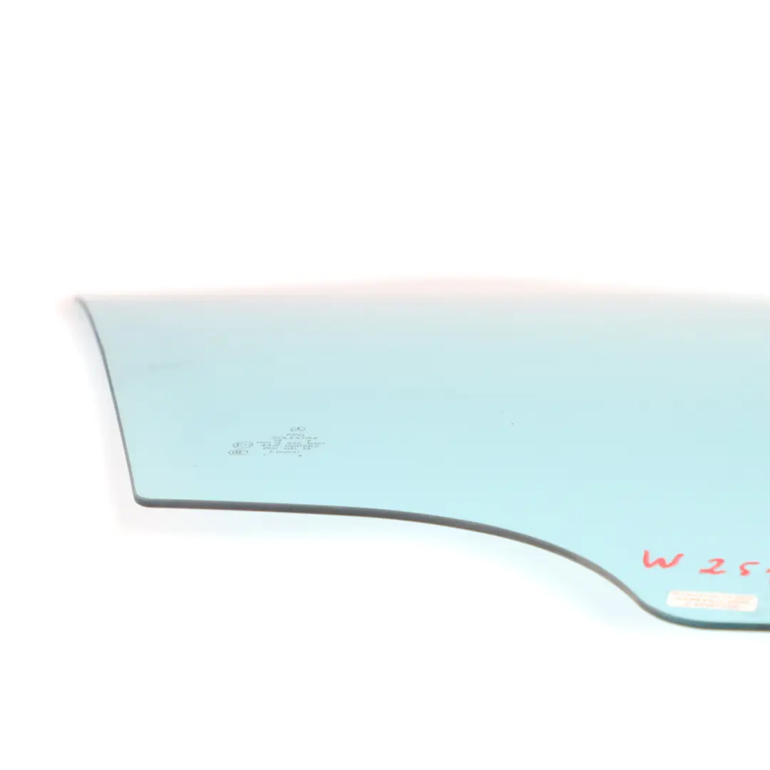 Window Glass Front Right Door O/S Blue Glazing AS2 to Mercedes W251 with Part number A2517250610 Mercedes W251 Window Glass Front Right Door O/S Blue Glazing AS2 - SKU A2517250610 - Part number A2517250610