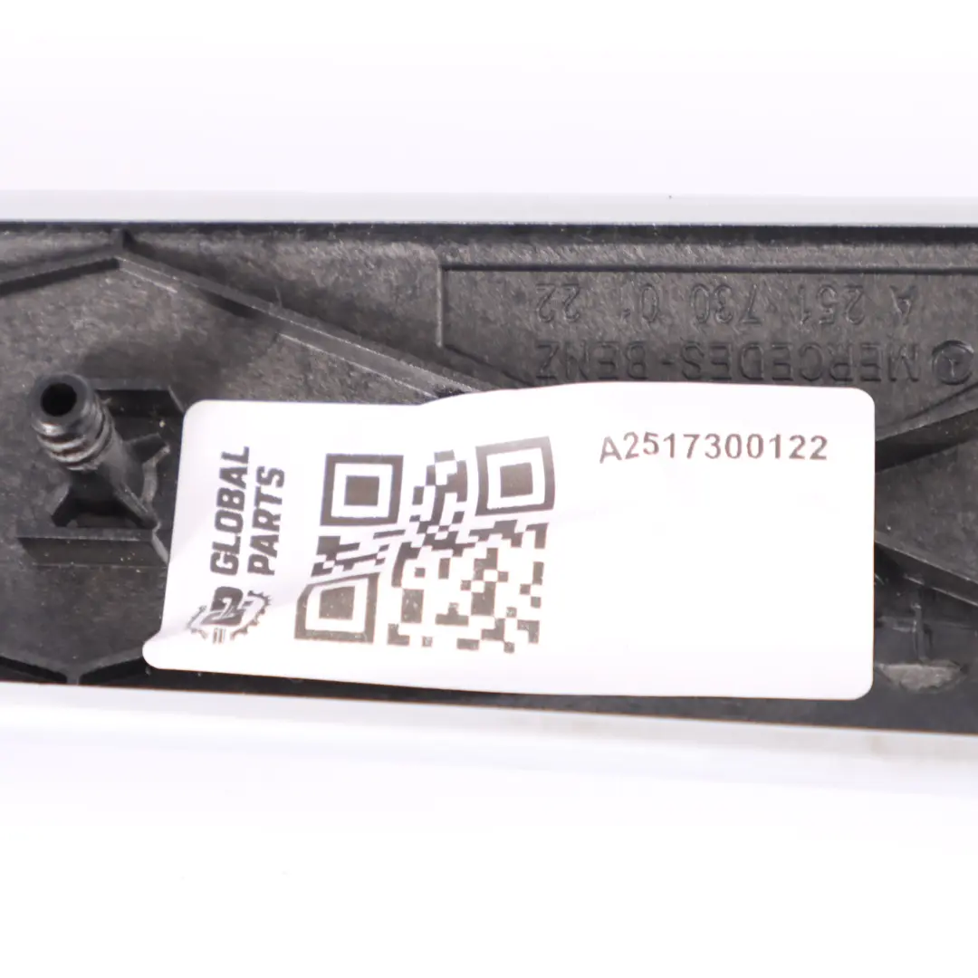 Mercedes W251 Bande décorative porte intérieure arrière gauche Alu - SKU A2517300122  - Numéro de pièce A2517300122