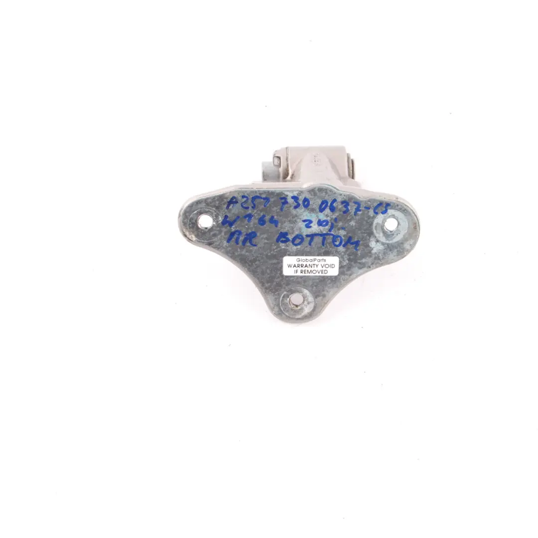 Mercedes ML W164 Door Hinge Rear Right O/S Bottom Cubanite Silver - SKU A2517300637-CS - Part number A2517300637