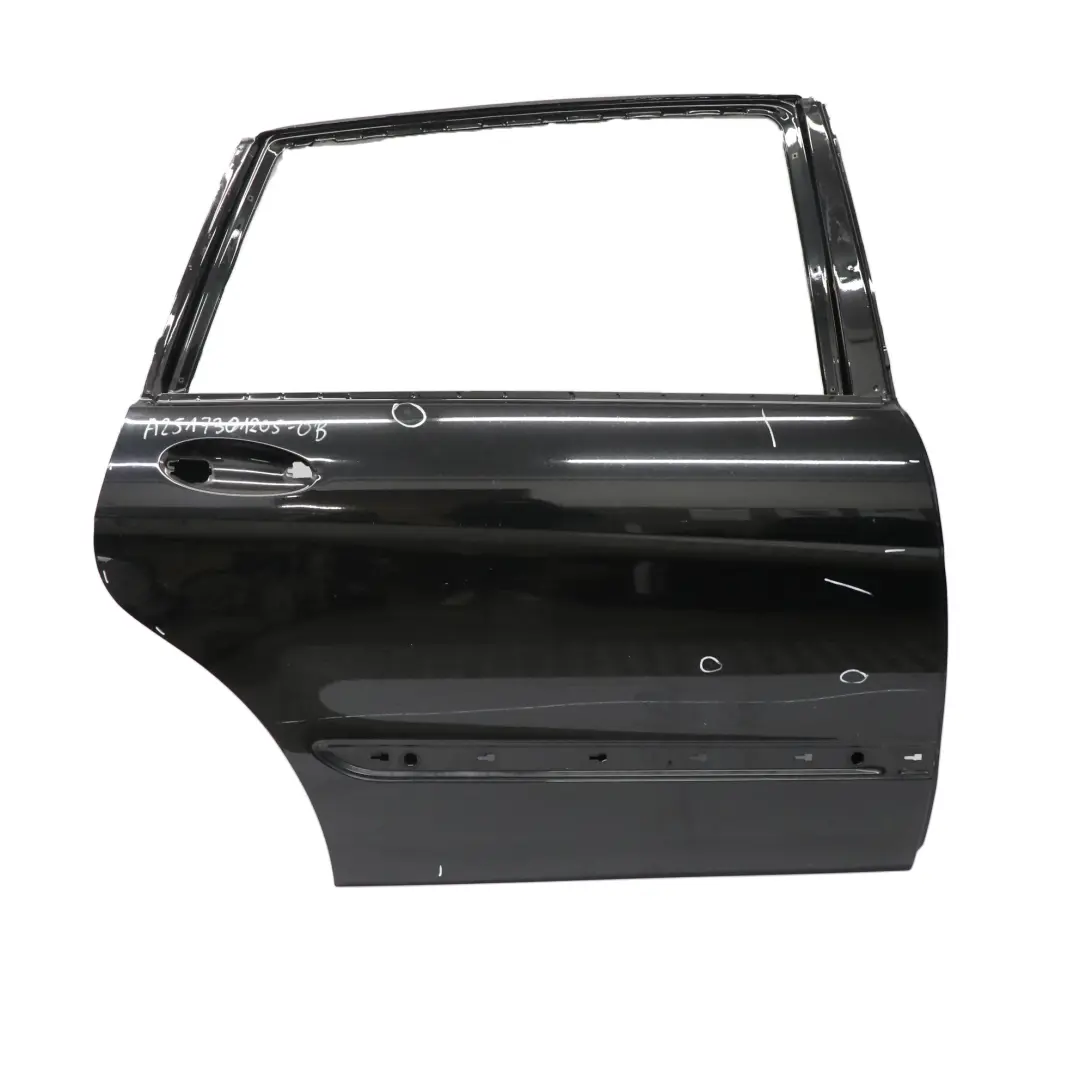 Tür hinten rechts Obsidianschwarz Metallic - 197 für Mercedes W251 mit Teilenummer A2517301205 Mercedes W251 Tür hinten rechts Obsidianschwarz Metallic - 197 - SKU A2517301205-OB - Teilenummer A2517301205