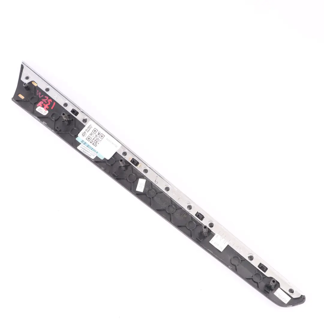 Porta Decor Trim Posteriore Sinistro Copertura Legno per Mercedes W251 con numero di parte A2517301722 Mercedes W251 Porta Decor Trim Posteriore Sinistro Copertura Legno - SKU A2517301722 - Numero di parte A2517301722