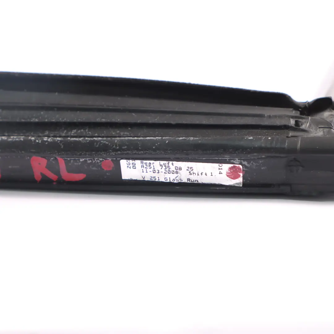 Mercedes W251 Window Seal Door Rear Left N/S Sealing Gasket Frame - SKU A2517350825 - Part number A2517350825