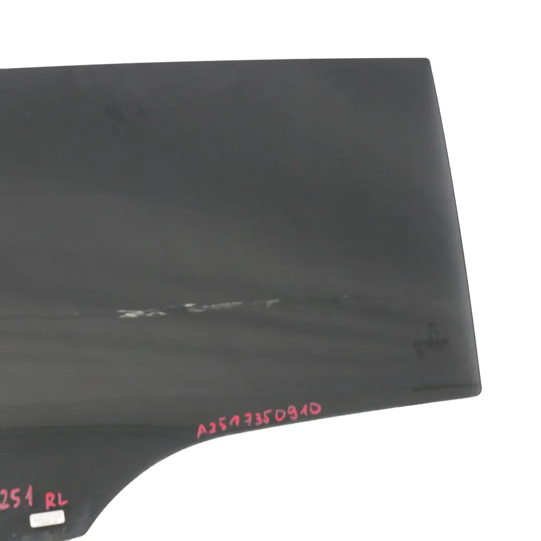 Szyba Lewy Tył Przyciemniana do Mercedes W251 o numerze A2517350910 Mercedes W251 Szyba Lewy Tył Przyciemniana - SKU A2517350910 - Numer Części A2517350910
