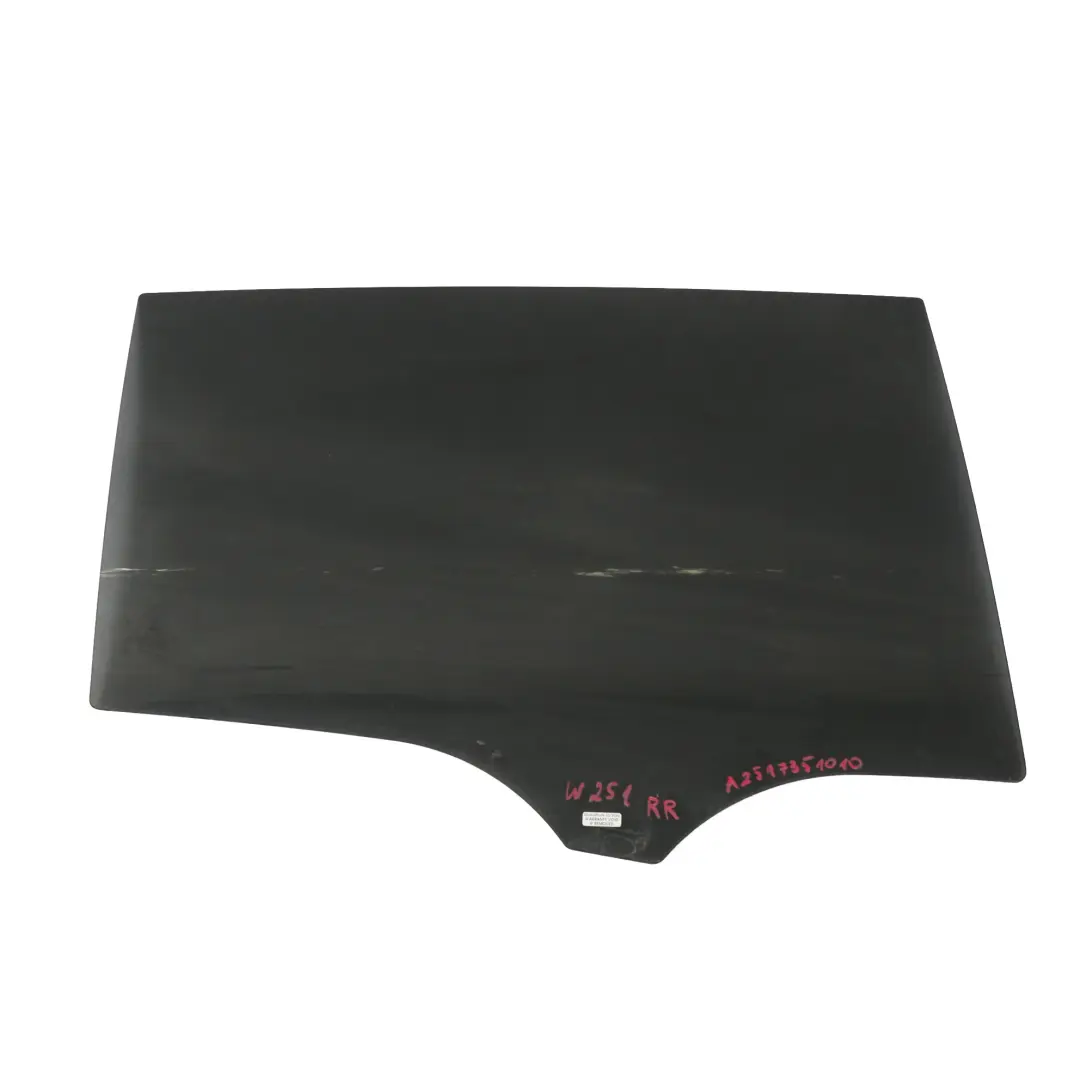 Szyba Drzwi Prawy Tył Przyciemniana do Mercedes W251 o numerze A2517351010 Mercedes W251 Szyba Drzwi Prawy Tył Przyciemniana - SKU A2517351010 - Numer Części A2517351010