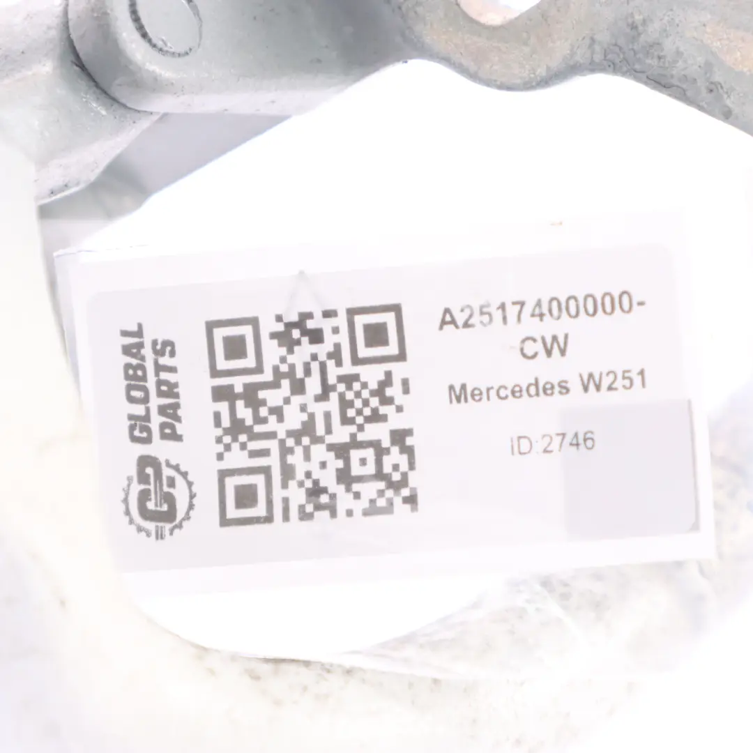 Heck klappen scharnier Kofferraum links Calcitweiß - 650 für Mercedes W251 mit Teilenummer A2517400000 Mercedes W251 Heck klappen scharnier Kofferraum links Calcitweiß - 650 - SKU A2517400000-CW - Teilenummer A2517400000