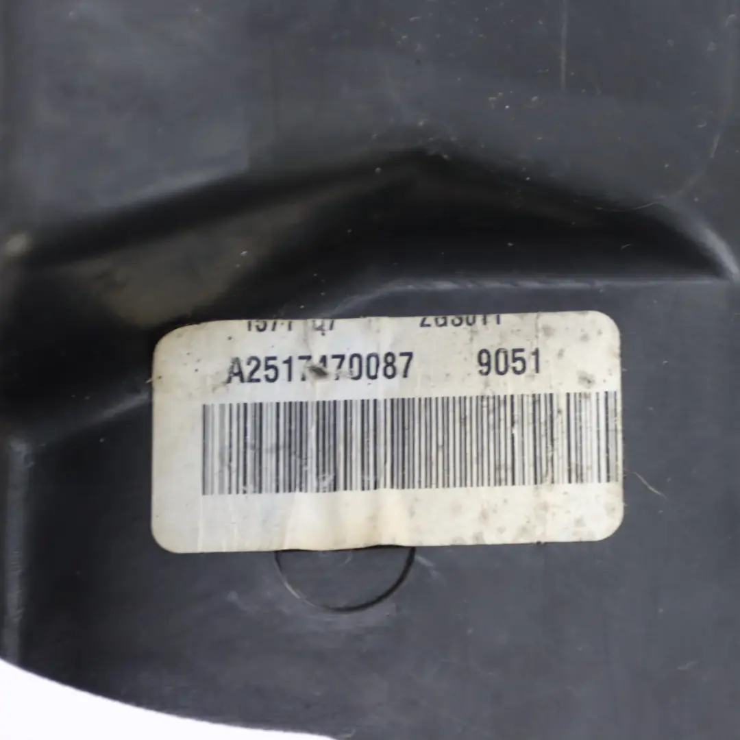 Mercedes W251 Boot Trunk Tailgate Lock Cover Trim Panel Black - SKU A2517470087 - Part number A2517470087