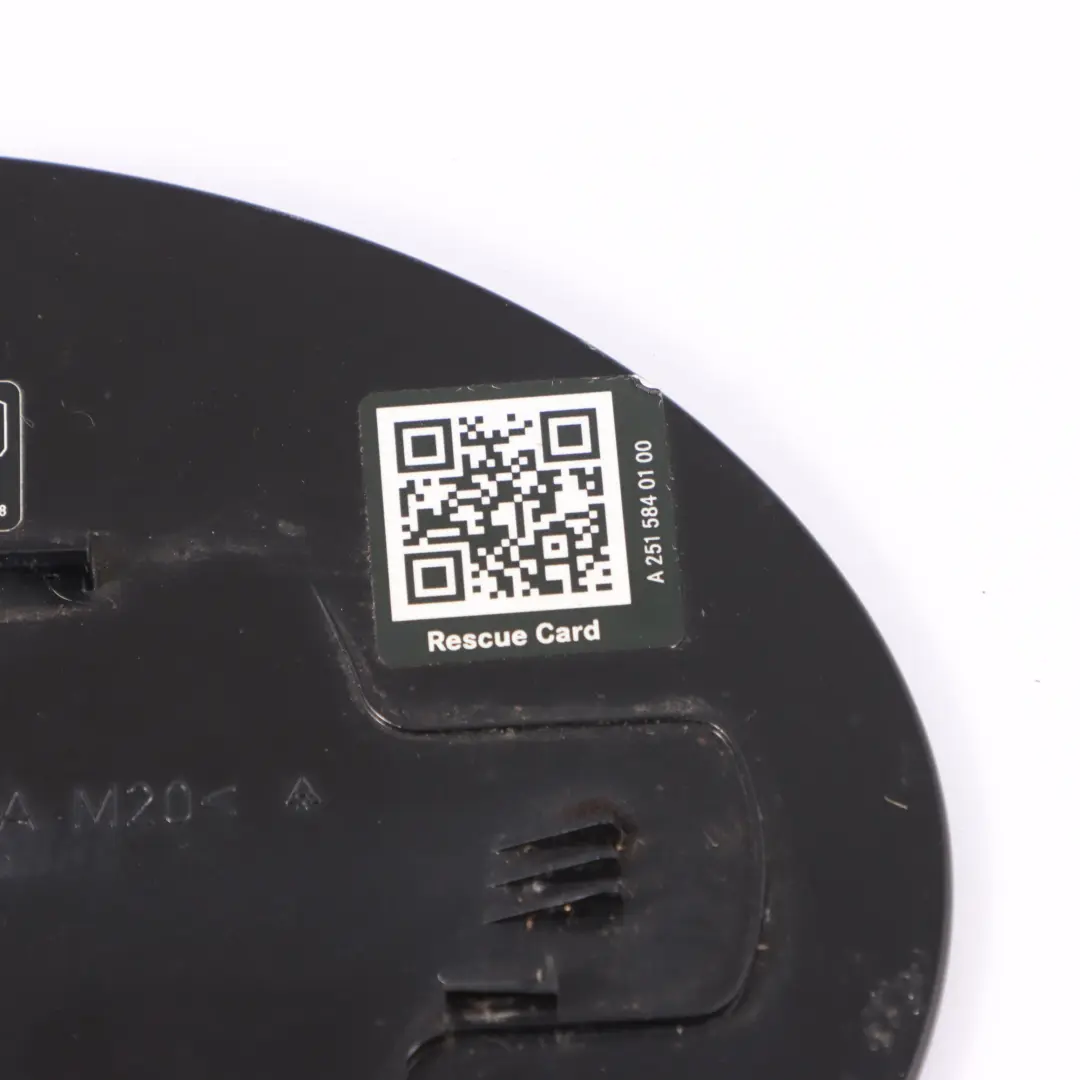 Mercedes W251 Fuel Flap Tank Cap Cover Obsidian Black Metallic - 197 - SKU A2517570106-OB - Part number A2517570106