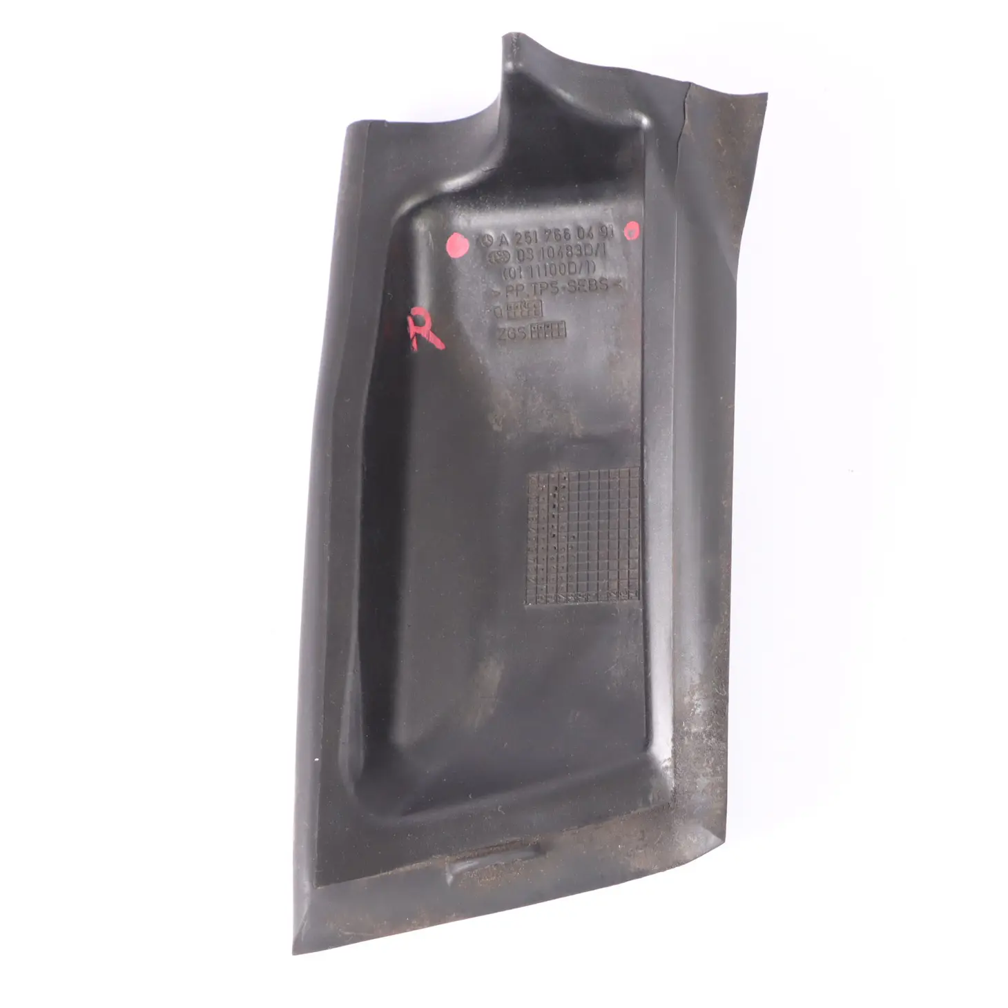 Mercedes W251 Embellecedor interior puerta trasera derecha A2517660491