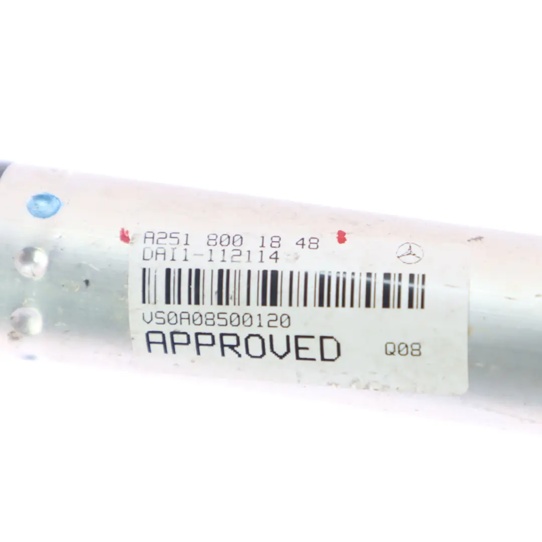 Hydraulic Cylinder Boot Trunk Lid Unit to Mercedes W251 Rear Tailgate with Part number A2518001848 Mercedes W251 Rear Tailgate Hydraulic Cylinder Boot Trunk Lid Unit - SKU A2518001848 - Part number A2518001848