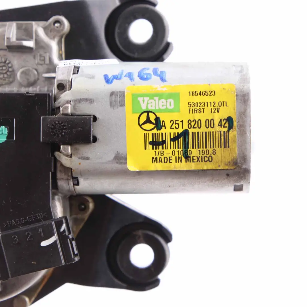 Mercedes ML W164 GL X164 Rear Panel Window Wiper Motor Tailgate - SKU A2518200042-1 - Part number A2518200042