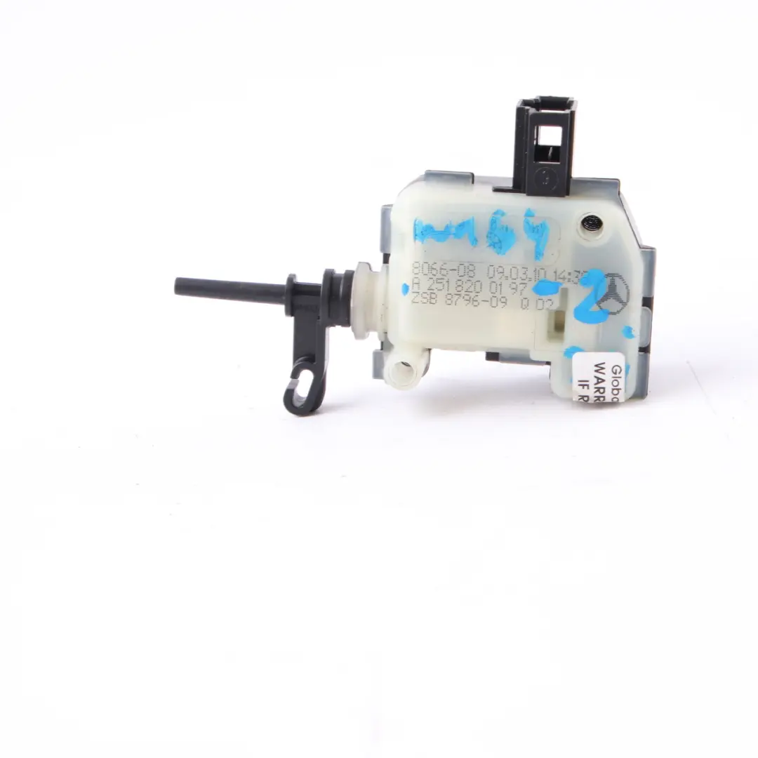 Mercedes ML W164 W221 Moteur de déclenchement de la trappe carburant - SKU A2518200197-2 - Numéro de pièce A2518200197