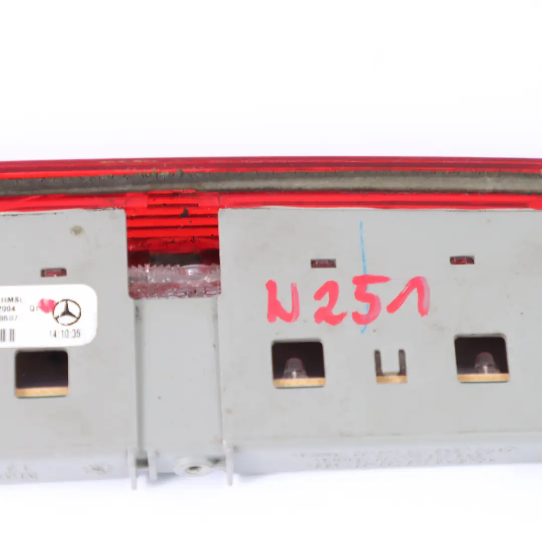 Brake Lamp Mercedes W251 W164 Rear Center Third Stop Brake Light to with Part number A2518201156 Brake Lamp Mercedes W251 W164 Rear Center Third Stop Brake Light - SKU A2518201156 - Part number A2518201156
