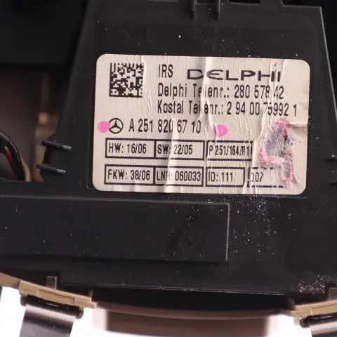 Roof Light Mercedes ML W164 Reading Lamp Front Panel Switch Bucskin to with Part number A2518206710 Roof Light Mercedes ML W164 Reading Lamp Front Panel Switch Bucskin - SKU A2518206710 - Part number A2518206710