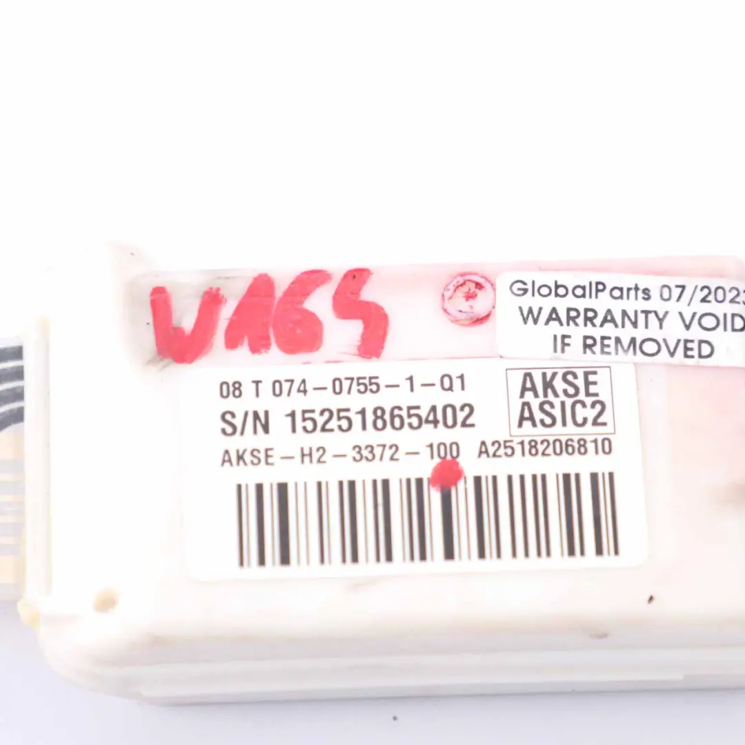 Mercedes W164 Unidad control sensor asiento pasajero delantero - SKU A2518206810 - Número de pieza A2518206810