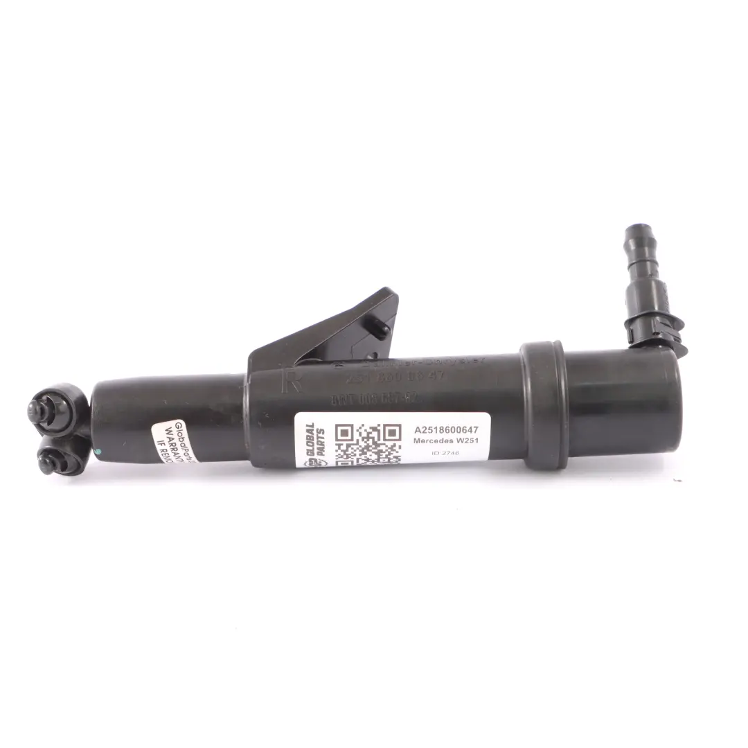 Faro delantero Lavaparabrisas pulverización Derecha para Mercedes W251 con número de pieza A2518600647 Mercedes W251 Faro delantero Lavaparabrisas pulverización Derecha - SKU A2518600647 - Número de pieza A2518600647