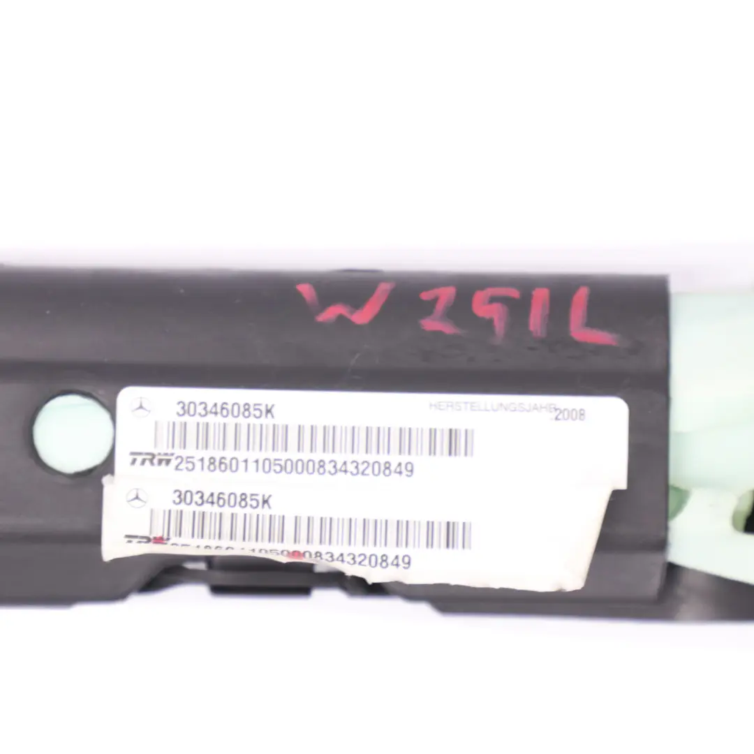 Mercedes W251 Head Side Airbag Front Left N/S Roof Curtain - SKU A2518601105 - Part number A2518601105