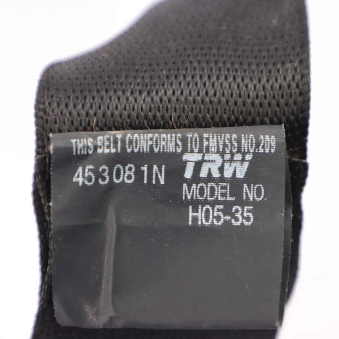 Mercedes W251 Ceinture de sécurité supérieure arrière gauche Noir - SKU A2518607985 - Numéro de pièce A2518607985