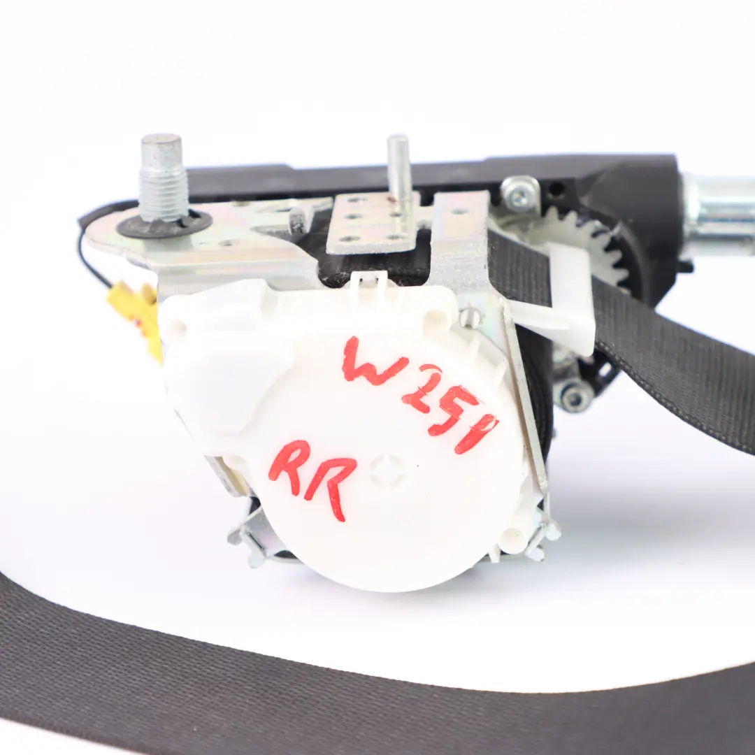 Mercedes W251 Seat Belt Upper Rear Right O/S Seatbelt Black - SKU A2518608085 - Part number A2518608085