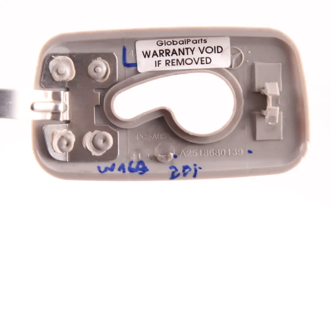 Mercedes ML W164 Couvercle charge toit pour compartiment gauche Gris - SKU A2518680139-1 - Numéro de pièce A2518680139