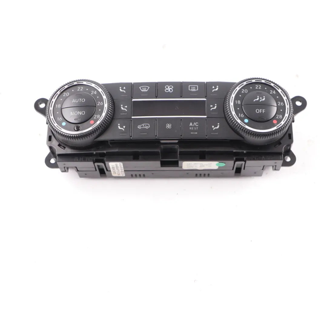 A/C Heater Climate Control Unit Switch Panel to Mercedes ML W164 with Part number A2518702889 Mercedes ML W164 A/C Heater Climate Control Unit Switch Panel - SKU A2518702889 - Part number A2518702889
