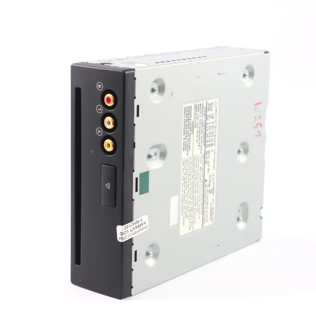 Mercedes W251 Unità controllo intrattenimento passeggeri posteriori - SKU A2518703390 - Numero di parte A2518703390