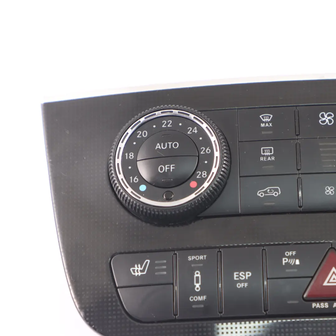 Panel Mercedes W251 Aire Acondicionado Calentador Soplador Control para con número de pieza A2518703490 Panel Mercedes W251 Aire Acondicionado Calentador Soplador Control - SKU A2518703490 - Número de pieza A2518703490