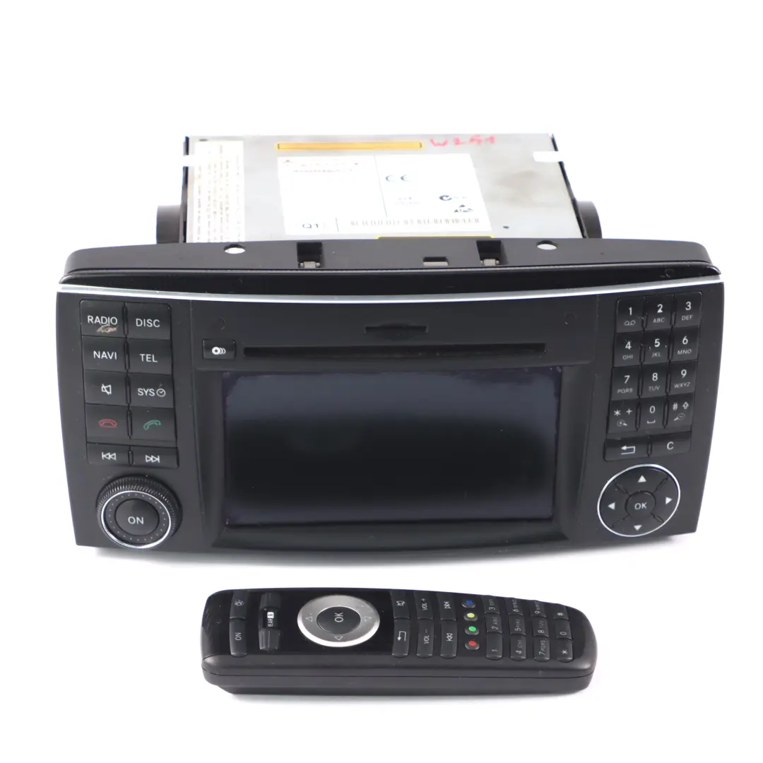 Mercedes W251 Navigation Media Head Unit Radio Sat Nav Remote - SKU A2518705094 - Part number A2518705094