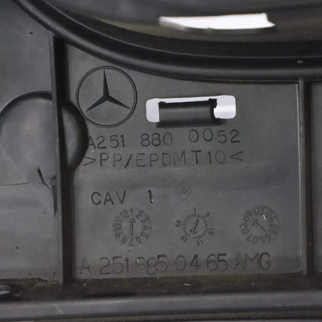 Mercedes W251 Rear Bumper Frame Bracket Holder Mounting Trim - SKU A2518800052 - Part number A2518800052