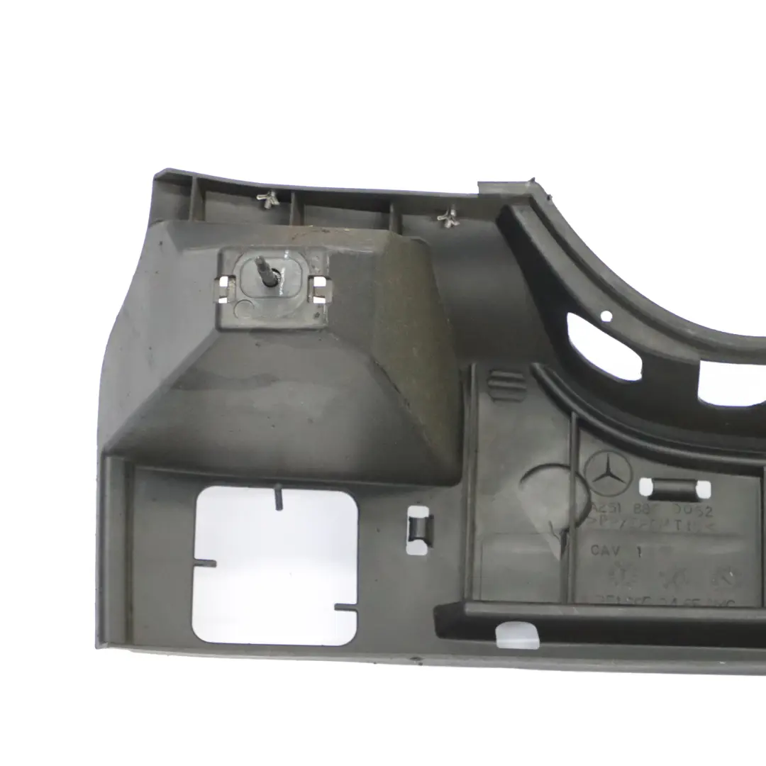 Mercedes W251 Rear Bumper Frame Bracket Holder Mounting Trim - SKU A2518800052 - Part number A2518800052