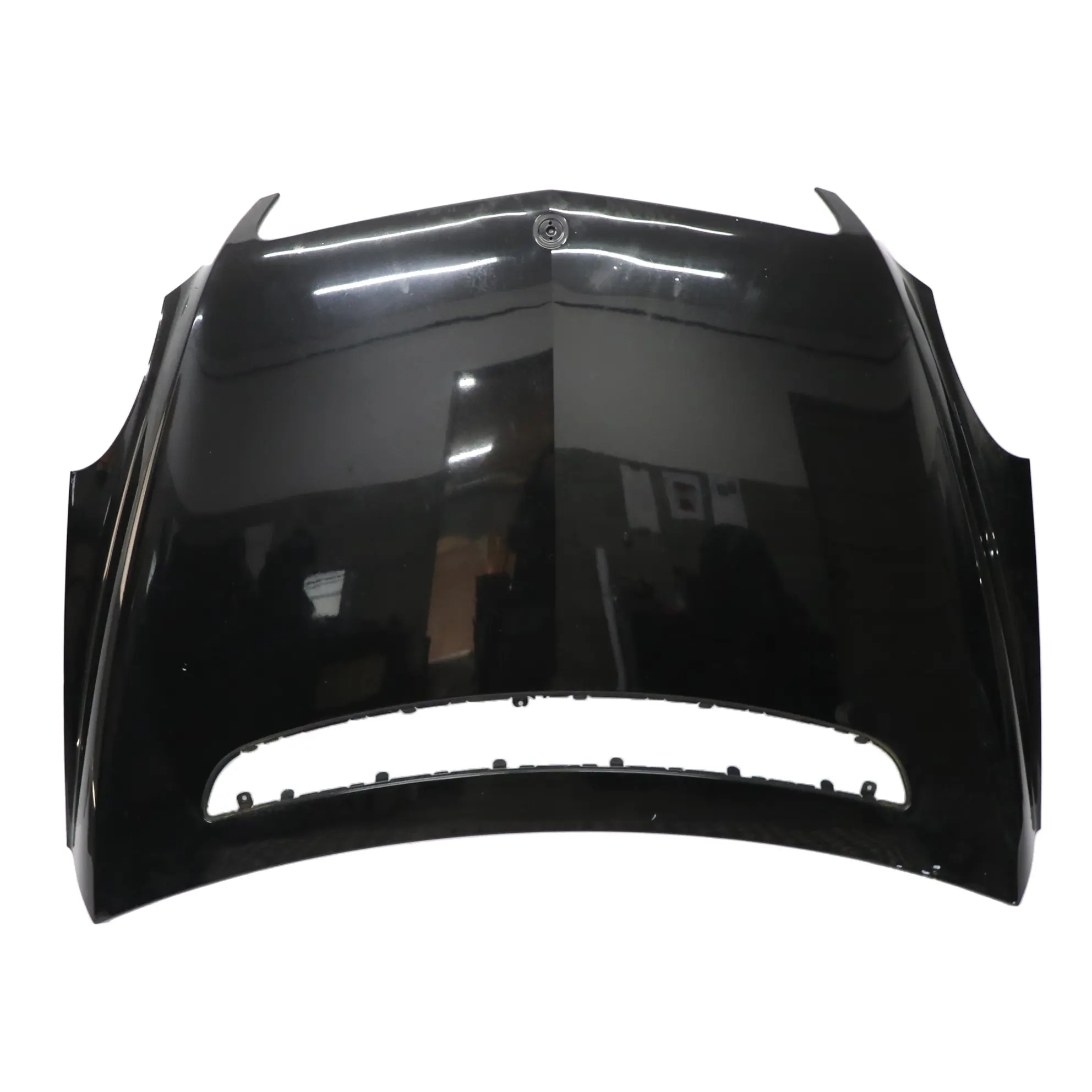 Mercedes W251 Hood Bonnet Trim Panel Covering Obsidian Black Metallic - 197