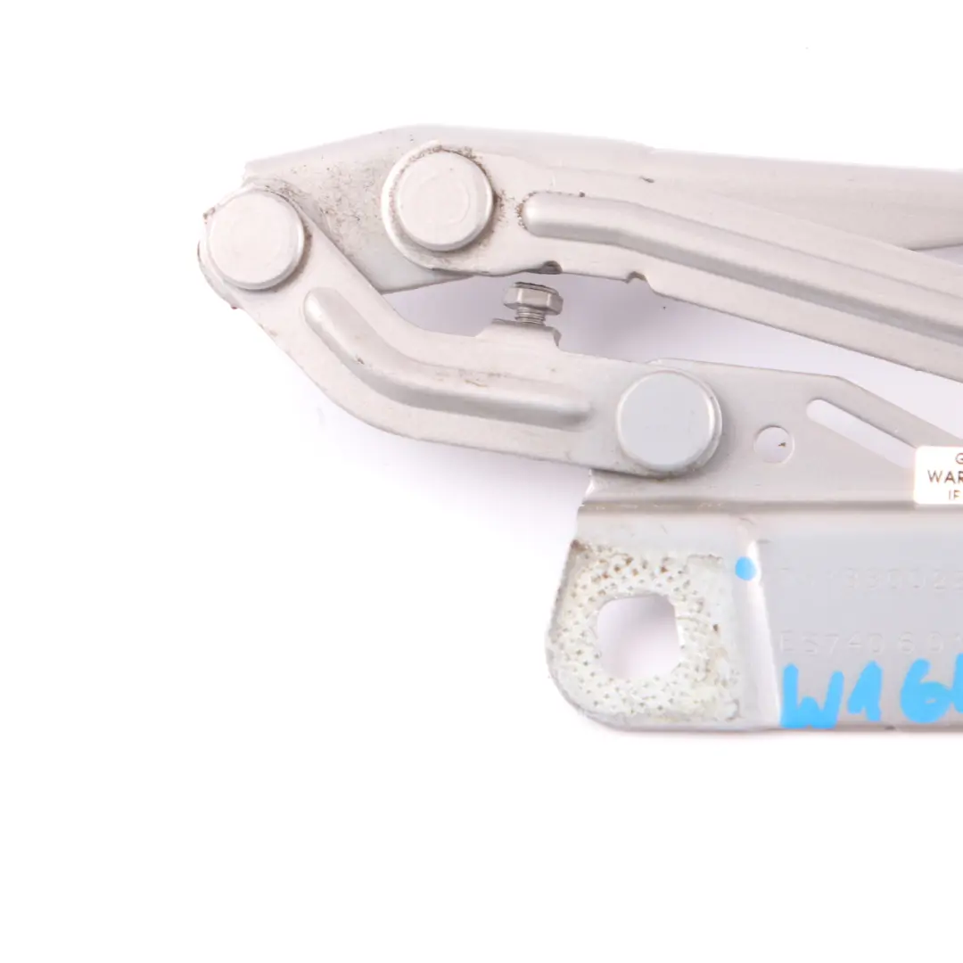 Bonnet Hood Hinge Right O/S Cubanite Silver - 723 A2518800228 to Mercedes ML W164 with Part number A2518800428 Mercedes ML W164 Bonnet Hood Hinge Right O/S Cubanite Silver - 723 A2518800228 - SKU A2518800428-CS - Part number A2518800428