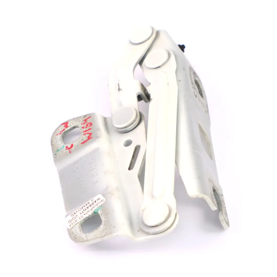 Hauben Scharnier Rechts Weiß - 650 für Mercedes W164 Motor mit Teilenummer A2518800428 Mercedes W164 Motor Hauben Scharnier Rechts Weiß - 650 - SKU A2518800428-CW - Teilenummer A2518800428