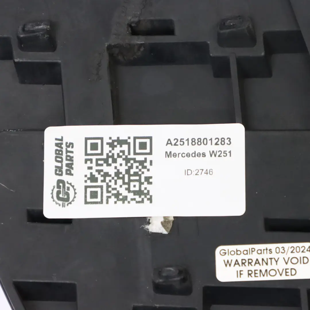 Mercedes W251 Cappuccio anteriore Radiatore Griglia copertura - SKU A2518801283 - Numero di parte A2518801283