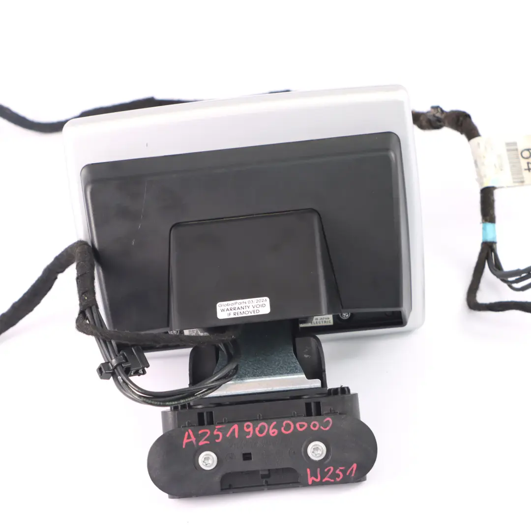 Mercedes W251 Reposacabezas del asiento Izquierda Derecha Monitor A2518705190 - SKU A2519060000 - Número de pieza A2519060000