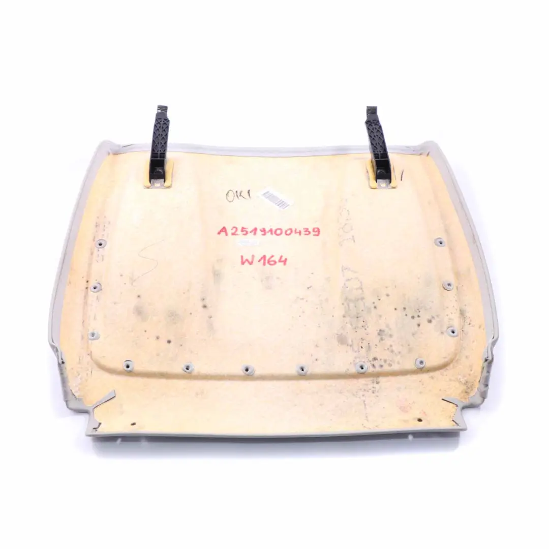 Mercedes W164 Seat Back Panel Front Backrest Rear Cover Trim Grey - SKU A2519100439 - Part number A2519100439