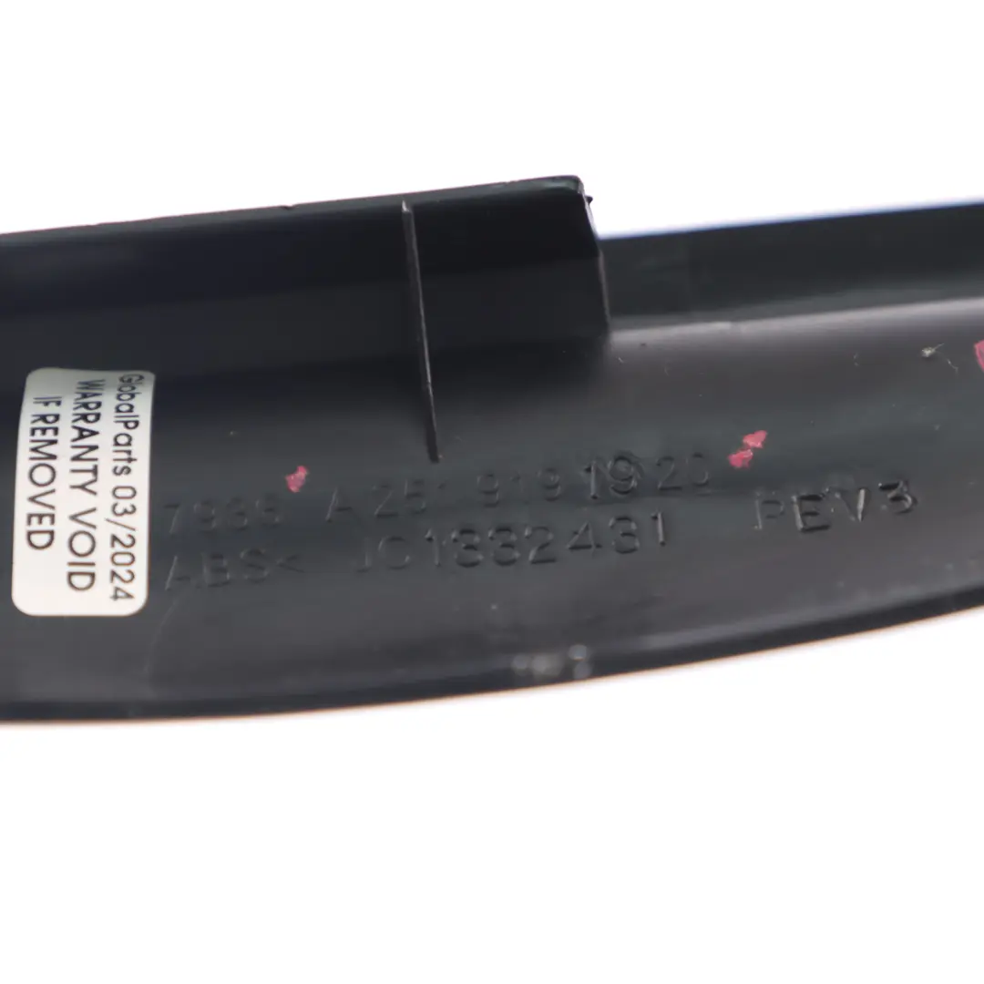 Mercedes W251 Front Seat Rail Cover Left NS Trim Panel Black - SKU A2519191920 - Part number A2519191920