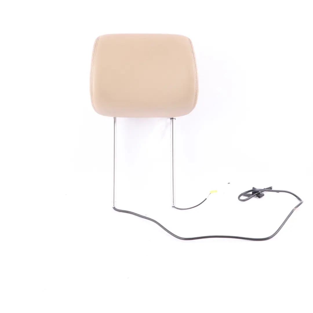 Headrest Front Left Right Screen Cover Beige Leather to Mercedes W164 W251 Seat with Part number A2519703450 Mercedes W164 W251 Seat Headrest Front Left Right Screen Cover Beige Leather - SKU A2519703450 - Part number A2519703450