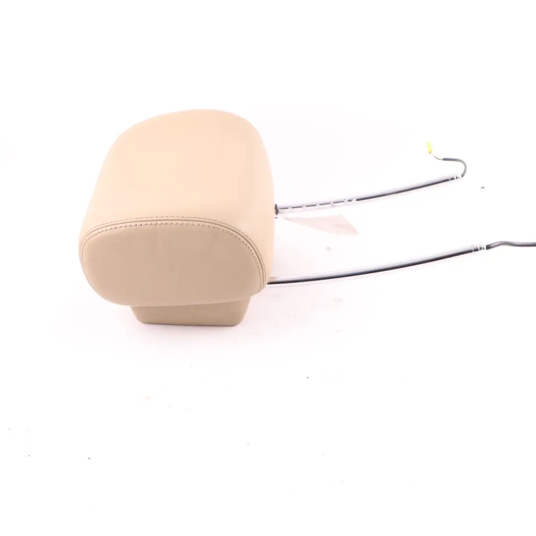 Mercedes W164 W251 Seat Headrest Front Left Right Screen Cover Beige Leather - SKU A2519703450 - Part number A2519703450