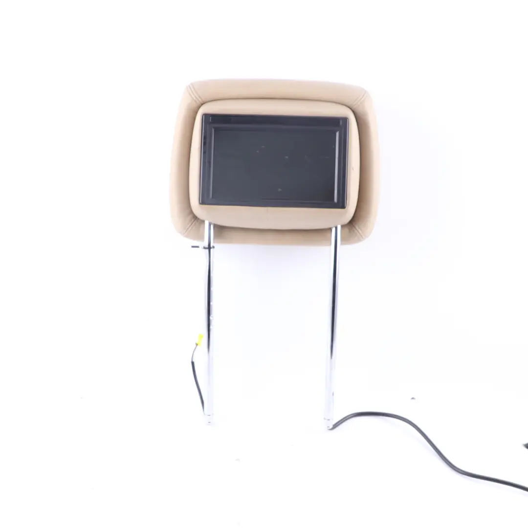 Headrest Front Left Right Screen Cover Beige Leather to Mercedes W164 W251 Seat with Part number A2519703450 Mercedes W164 W251 Seat Headrest Front Left Right Screen Cover Beige Leather - SKU A2519703450 - Part number A2519703450