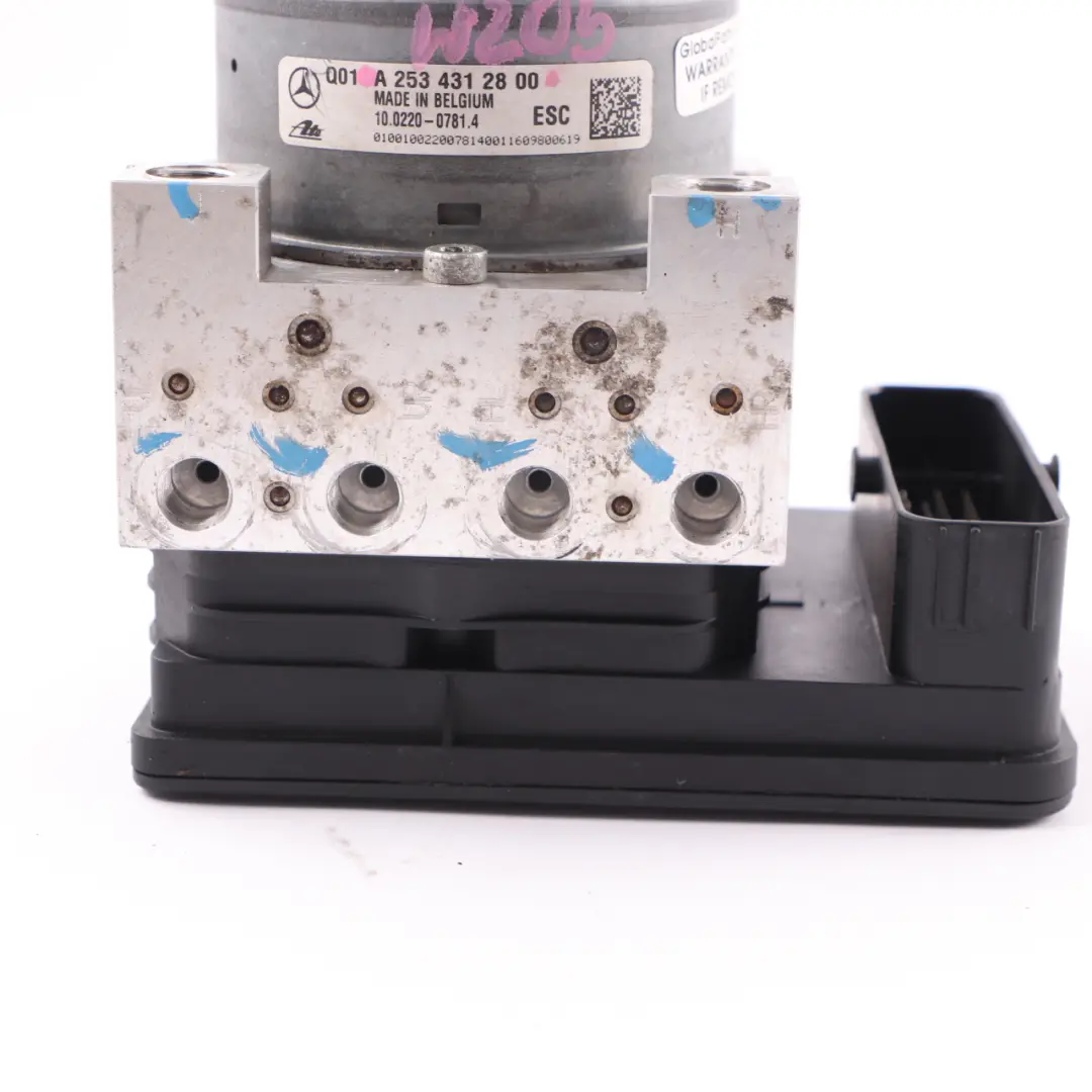 Brake Pump ABS ESC Hydraulic Unit Module A2539011400 to Mercedes W205 with Part number A2534312800 Mercedes W205 Brake Pump ABS ESC Hydraulic Unit Module A2539011400 - SKU A2534312800 - Part number A2534312800